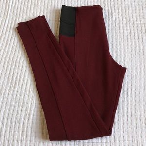 Maroon Leggings